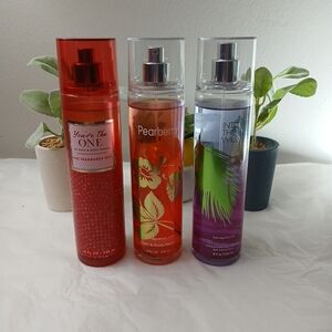 Bath & Body Works Body Wash Trio - Red, Orange, Purple